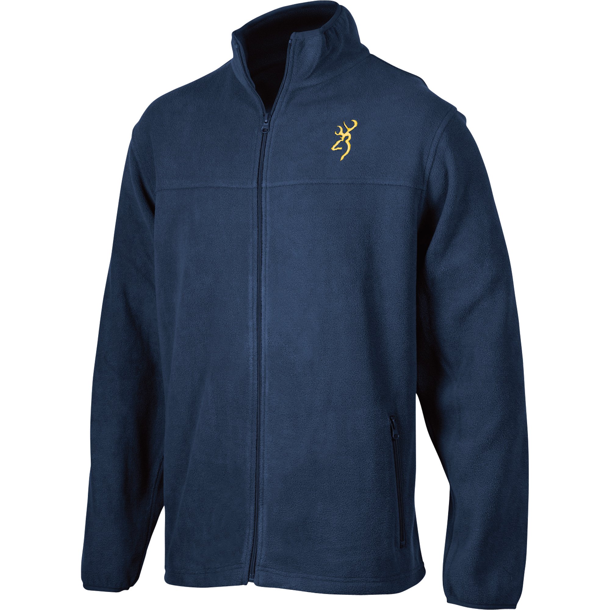 Browning Fleece Jacket — Blue, Medium